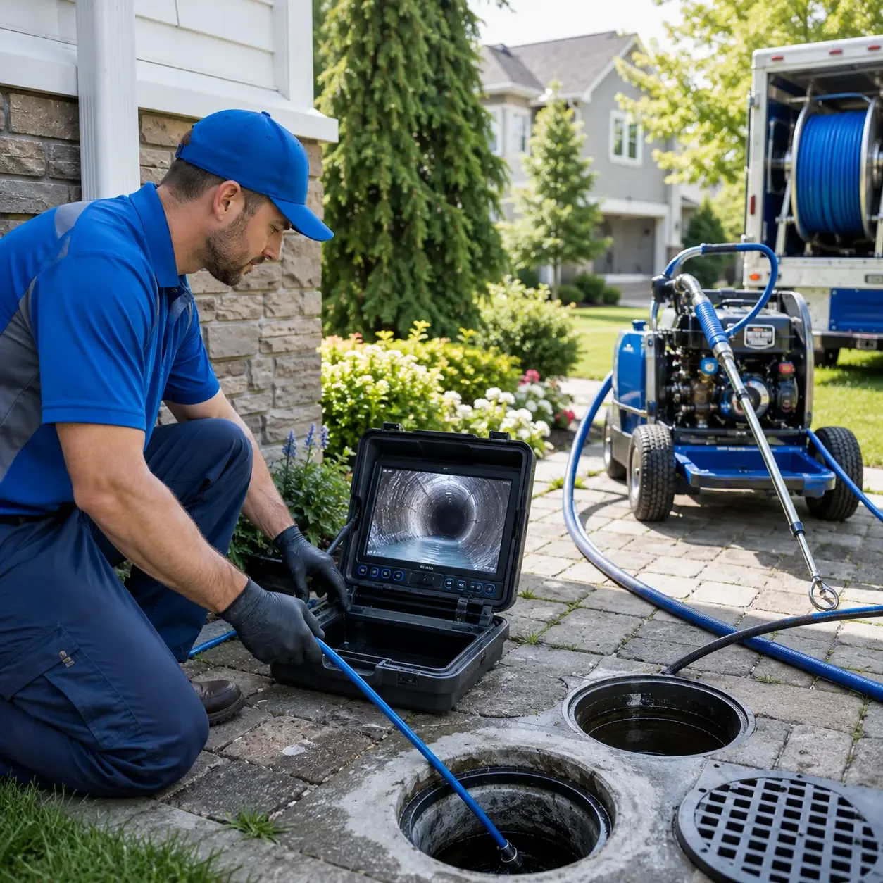 Outdoor drain cleaning professionals serving Texas City, TX